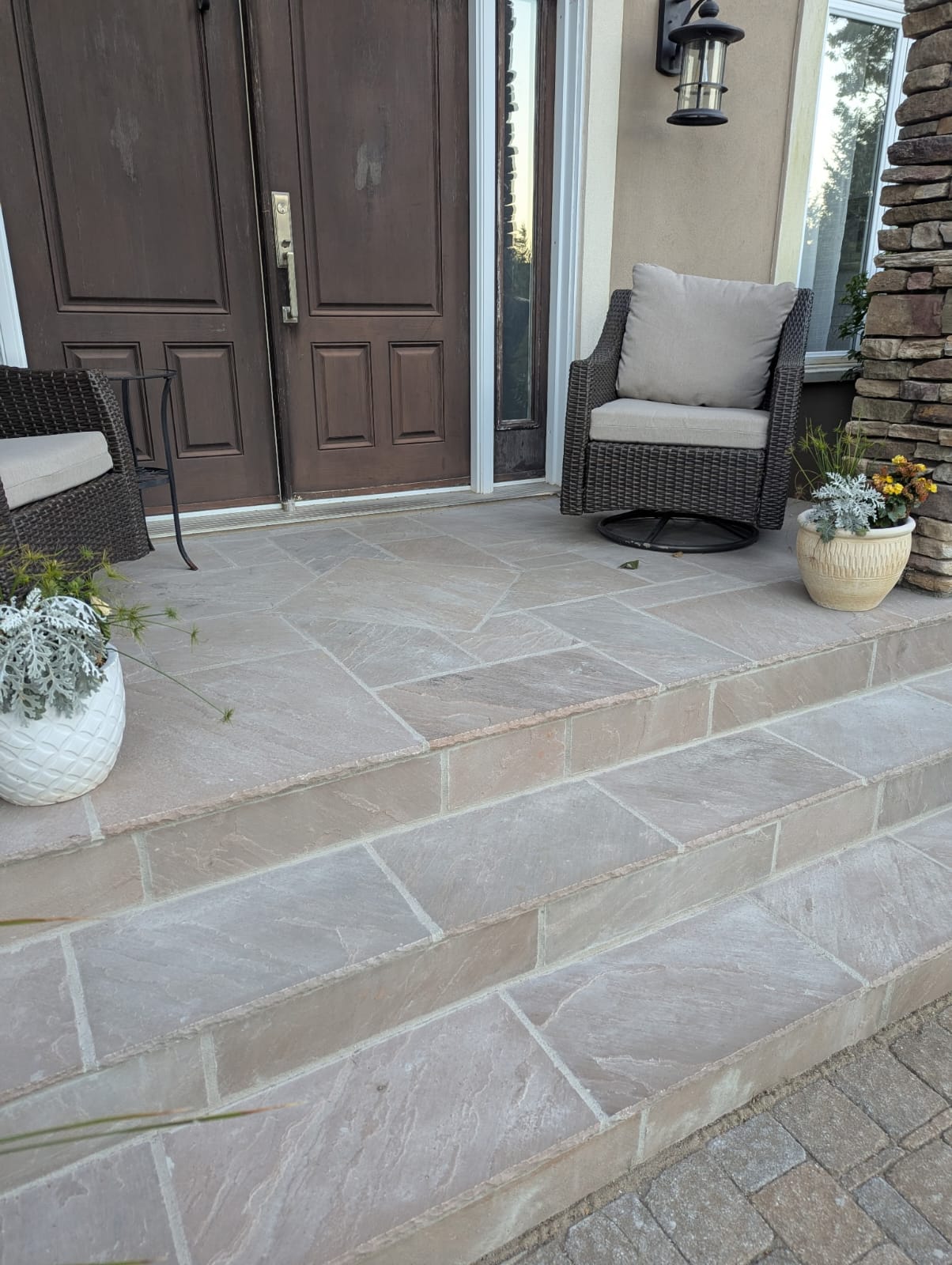 Slate grey flagstone